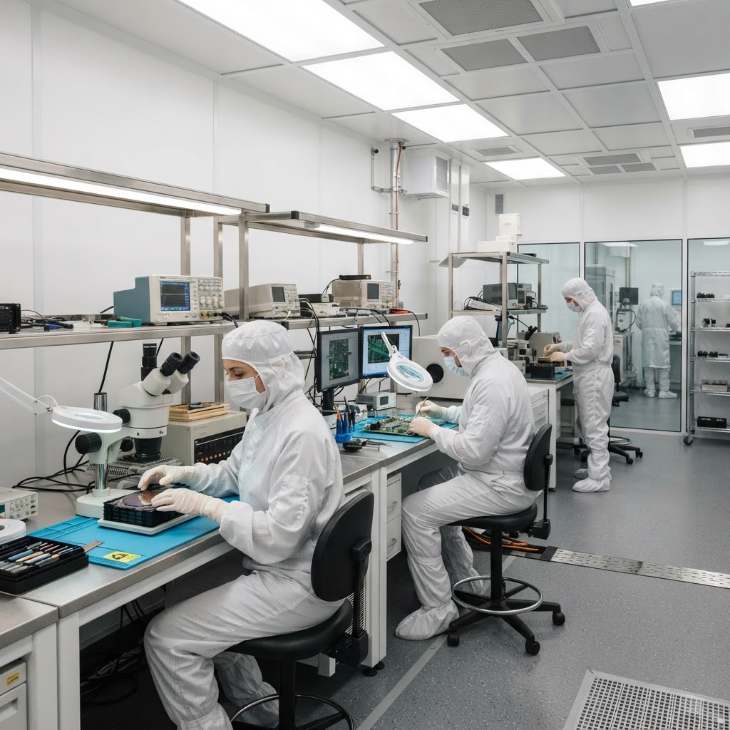 Elektronik sektörü temiz oda
